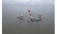 上海市海灾防治项目顺利完成首个套箱安装